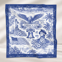 America 250 1776-2026 Vintage Patriotic - Personalized Scarf
