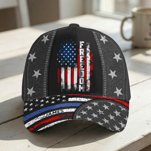 American Freedom 250th Anniversary Jet Fighter - Personalized Cap