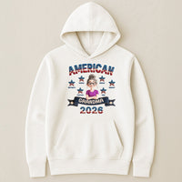 American Grandma Faux Pattern - Personalized Shirt