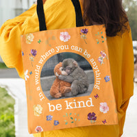 Baby Punch Monkey - Be Kind, Punch The Abandoned Baby Monkey - Personalized Tote Bag