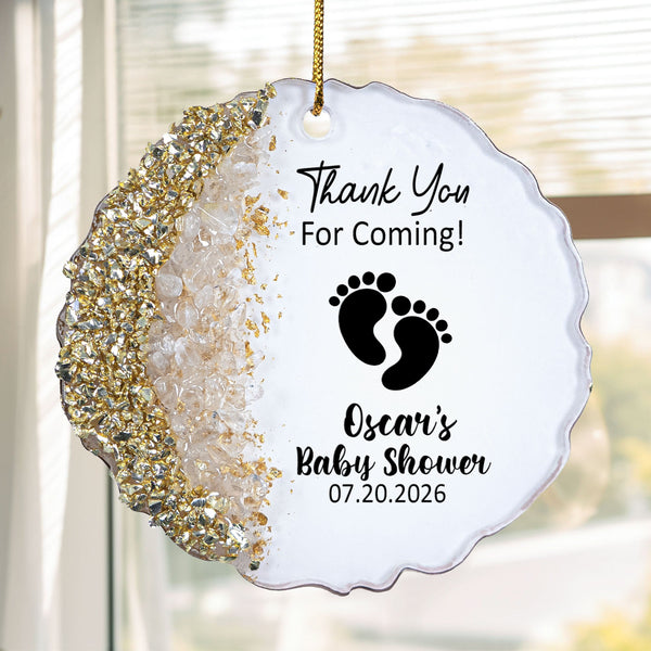 Baby Shower Favors – Personalized Resin Ornament