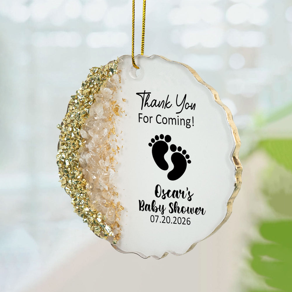 Baby Shower Favors – Personalized Resin Ornament