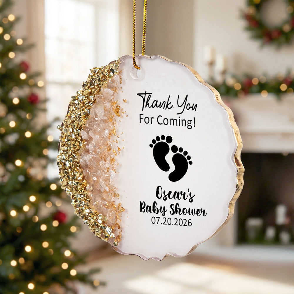 Baby Shower Favors – Personalized Resin Ornament