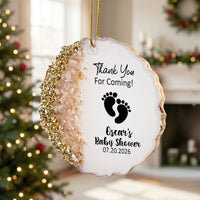 Baby Shower Favors – Personalized Resin Ornament