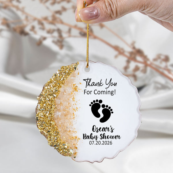 Baby Shower Favors – Personalized Resin Ornament