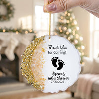 Baby Shower Favors – Personalized Resin Ornament
