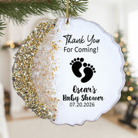 Baby Shower Favors – Personalized Resin Ornament