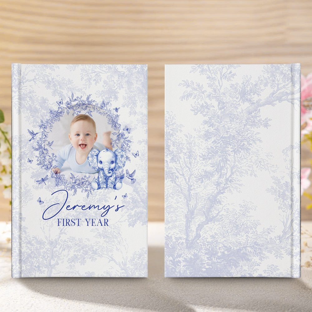 Baby's First Year Memory Book For New Parents Newborn Record Book Baby Shower Gift - Personalized Journal