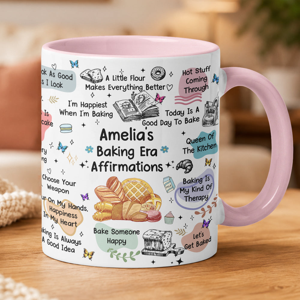 Personalized Baking Affirmation Mug - Custom Name Gift for Bakers