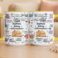 Personalized Baking Affirmation Mug - Custom Name Gift for Bakers
