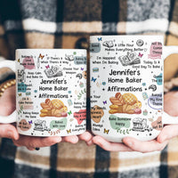Personalized Baking Affirmation Mug - Custom Name Gift for Bakers