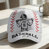 Father's Day Gifts, Baseball Mom, Dad - Personalized Cap