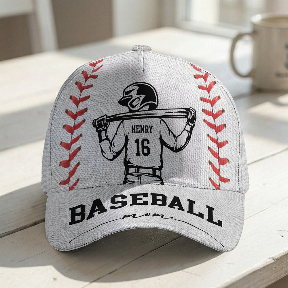 Baseball Mom, Dad - Personalized Cap