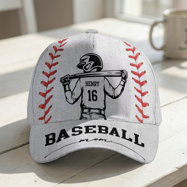 Baseball Mom, Dad - Personalized Cap