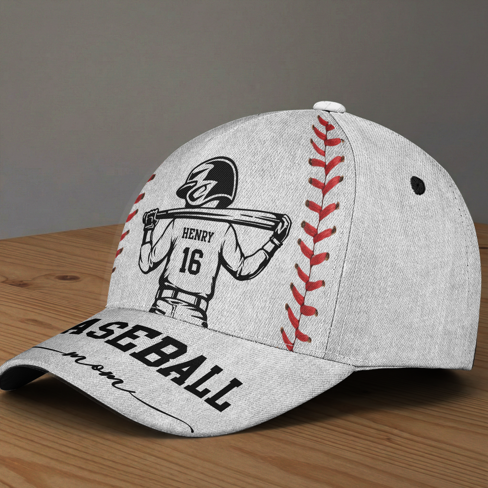 Baseball Mom, Dad - Personalized Cap