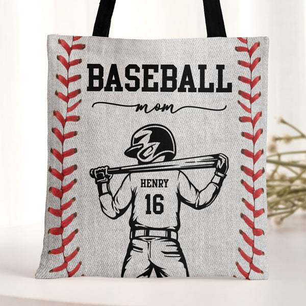 Baseball Mom That's My Kid - Personalized Tote Bag