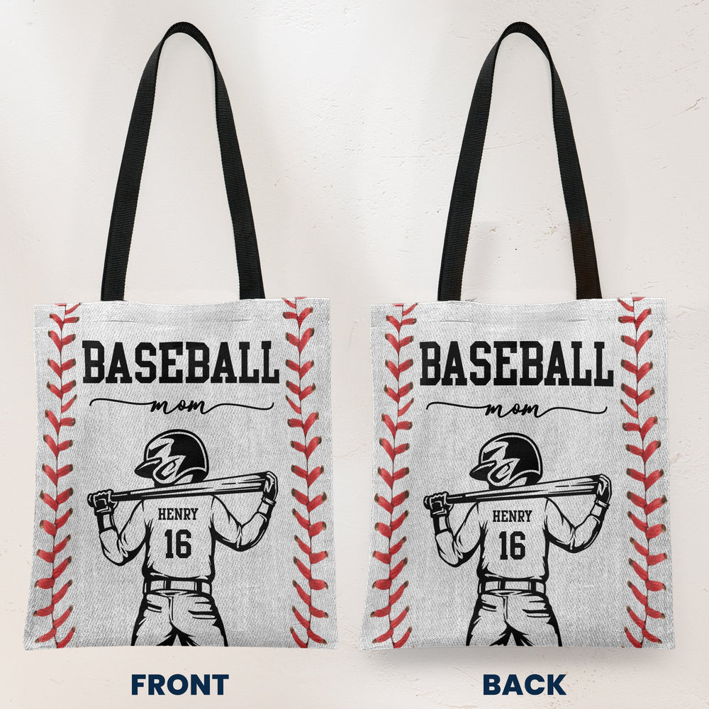 Baseball Mom That's My Kid - Personalized Tote Bag