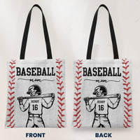 Baseball Mom That's My Kid - Personalized Tote Bag