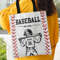 Baseball Mom That's My Kid - Personalized Tote Bag