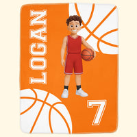 Basketball Player Gift - Personalized Blanket