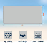 Beaching Not Teaching End Of Year Gift - Personalized Beach Towel