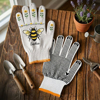 Bee Butterfly Lavender Tomatoes - Personalized Gardening Gloves