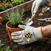 Bee Butterfly Lavender Tomatoes - Personalized Gardening Gloves