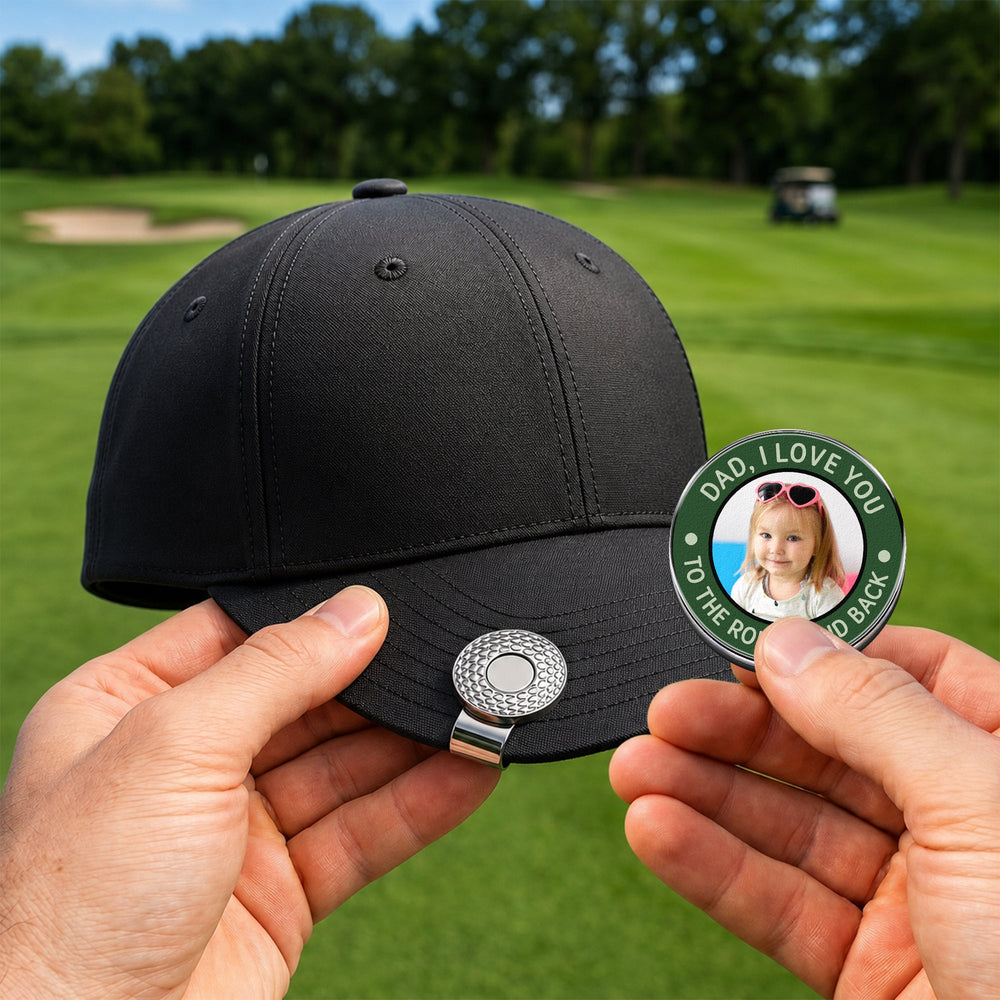 Best Dad By Par - Personalized Golf Ball Marker | Perfect Gift For Golf Dad