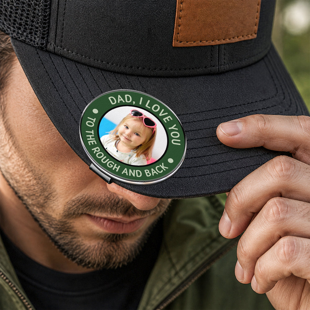 Best Dad By Par - Personalized Golf Ball Marker | Perfect Gift For Golf Dad