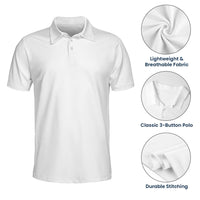Father's Day Gifts, Best Dad By Par, Best Grandpa By Par - Personalized Polo Shirt