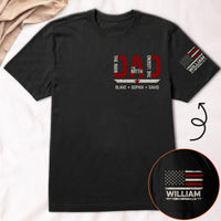 Best Dad Ever The Man, The Myth, The Legend - Personalized Shirt