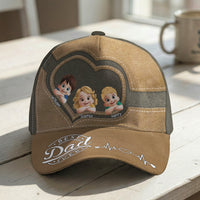 Best Dad Ever Tilting Head 3D - Personalized Cap
