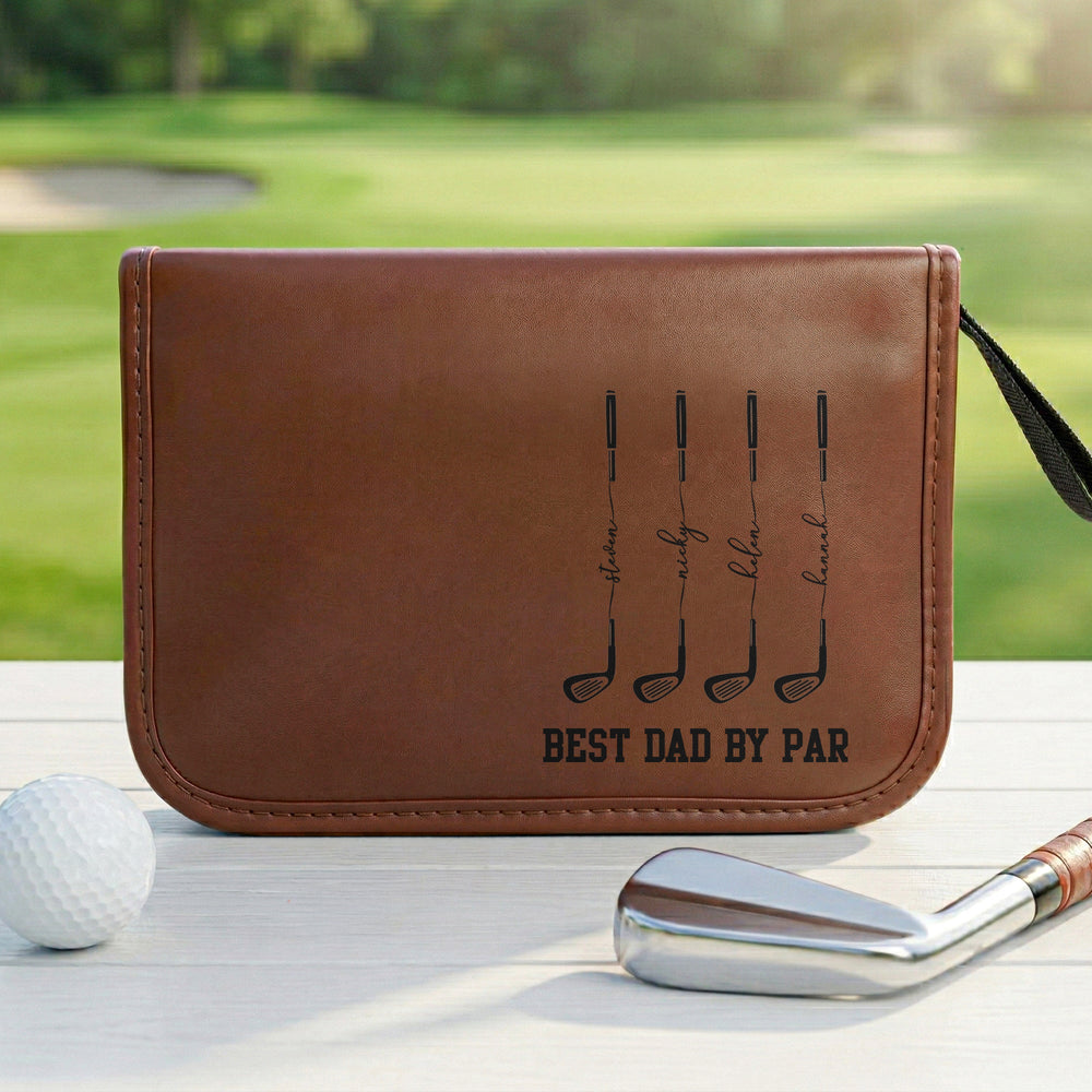 Best Dad By Par, Best Grandpa By Par - Personalized Golf Bag