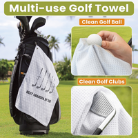 Best Dad By Par, Best Grandpa By Par - Personalized Golf Towel
