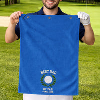 Best Dad By Par - Personalized Golf Towel