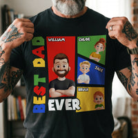 Best Dad Ever Arcade Theme - Personalized Shirt