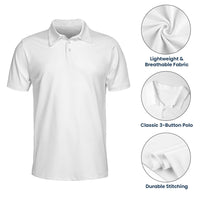 Best Dad Ever Custom Cute Kid Face Father's Day - Personalized Polo Shirt | Funny Dad Gift