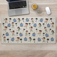 Best Dad Ever Custom Kid Face - Personalized Desk Mat