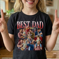 Best Dad Ever Custom Photo - Personalized Shirt