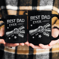 Best Dad Ever Fist Bump New Version - Personalized Mug
