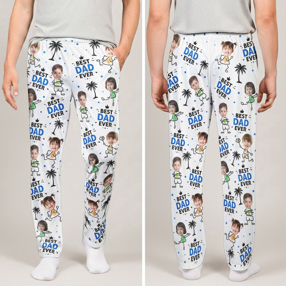 Best Dad Ever New Version Father's Day Gift For Dad, Husband, Grandpa - Personalized Lounge Pants
