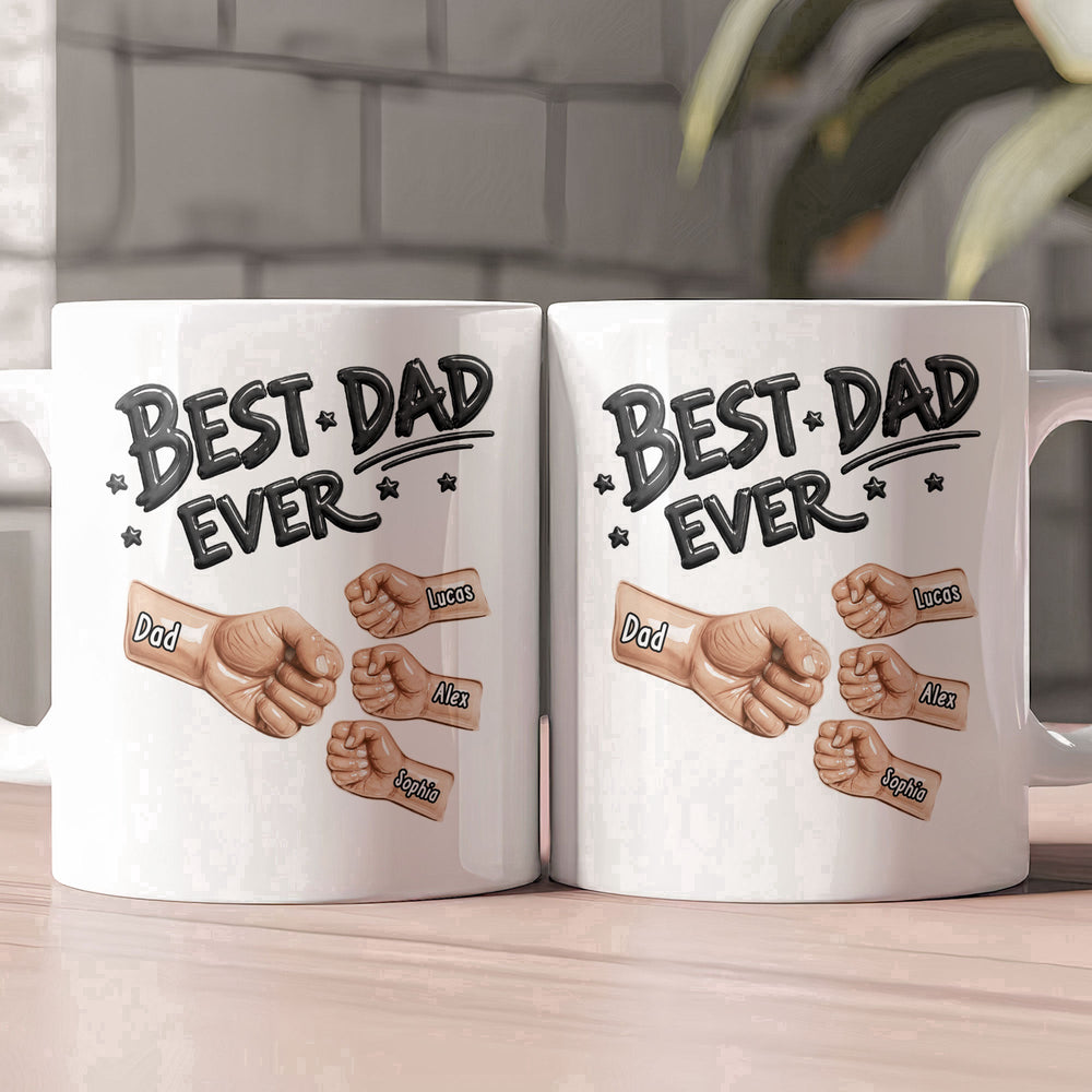 Best Dad Ever New Version Father's Day Gift For Dad, Husband - Personalized Mug