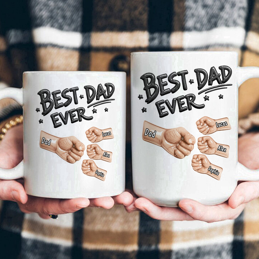 Best Dad Ever New Version Father's Day Gift For Dad, Husband - Personalized Mug