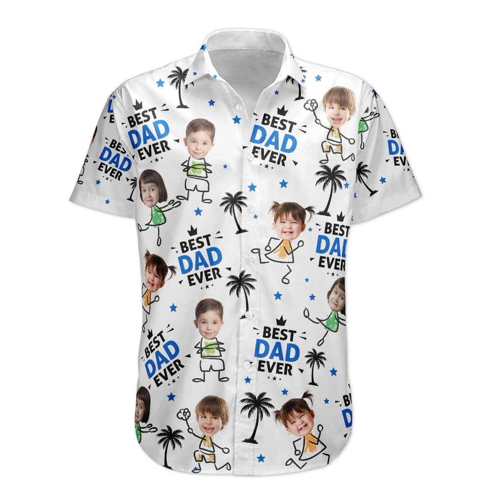Best Dad Ever New Version Father's Day Gift For Dad - Personalized Hawaiian Shirt