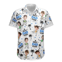 Best Dad Ever New Version Father's Day Gift For Dad - Personalized Hawaiian Shirt