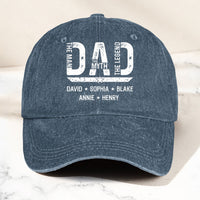 Best Dad Ever The Man, The Myth, The Legend - Personalized Cap