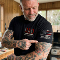 Best Dad Ever The Man, The Myth, The Legend - Personalized Shirt