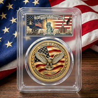 Father's Day Gifts, Best Dad Ever USA 250Th Anniversary - Personalized Coin