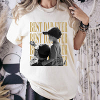 Best Dad Ever Vintage Photo - Personalized Shirt