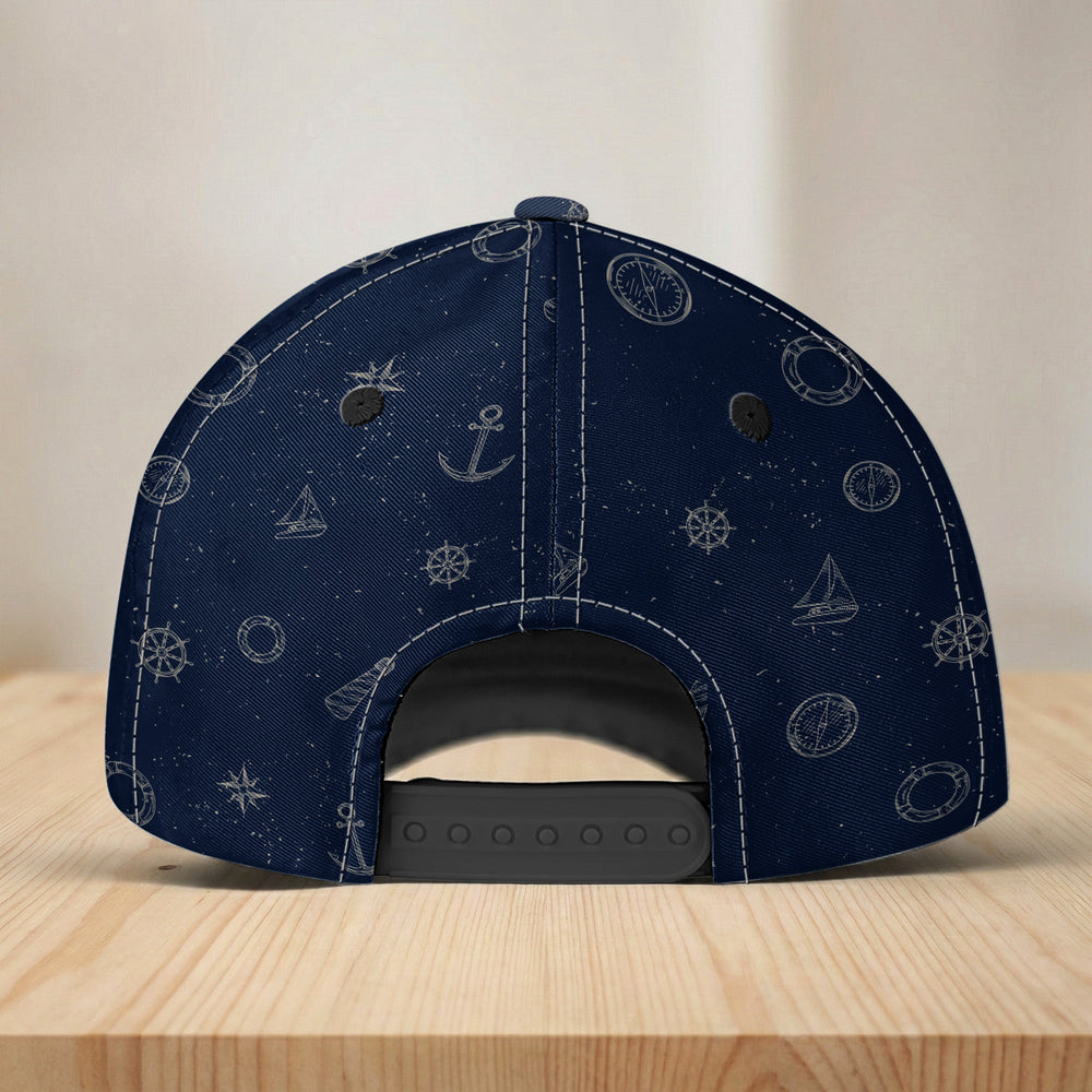 Best Dad Grandpa Ever In Nautical Flags - Personalized Cap